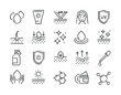 © Abbasy  Kautsar - Skin care hand drawn doodle sketch style line icons