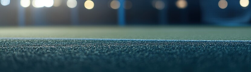 Poster - Close-up of a textured sports surface under ambient lighting.