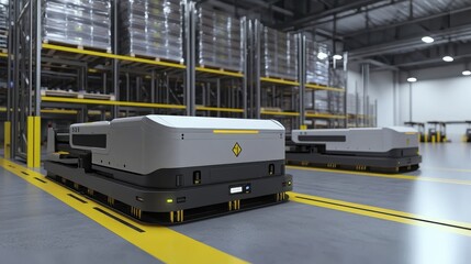 Poster - Advanced Autonomous Robots Operating in Modern Warehouse for Efficient Logistics, Inventory Management, and Supply Chain Automation