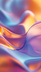 Aufkleber - Modern digital abstract 3d background created with generative ai for unique visual experience