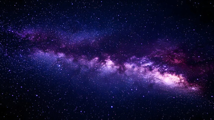 Wall Mural - A Cosmic Tapestry of Stars and Nebulae, a Striking Background Image of the Milky Way, Displaying a Galactic Symphony of Colors