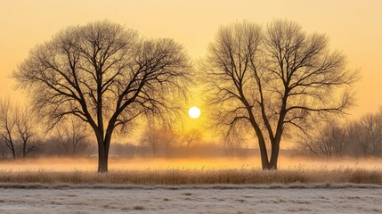 Wall Mural - a dramatic interplay of light and mist, with swirling fog patterns creating an enchanting, mysteriou