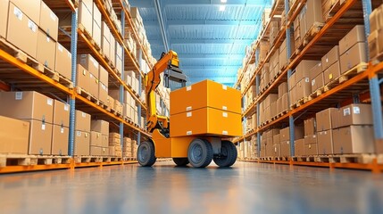 Poster - Enhancing efficiency warehouse robots managing blockchain-tracked goods in modern logistics environments for optimal supply chain operations