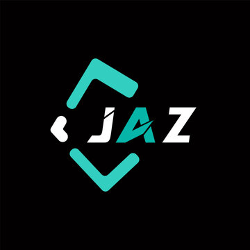 JAZ creative minimalist letter logo. JAZ unique vector initials alphabet letter logo design
