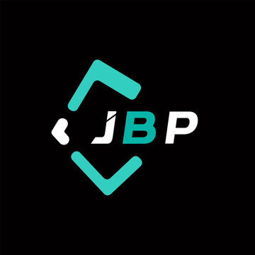JBP creative minimalist letter logo. JBP unique vector initials alphabet letter logo design