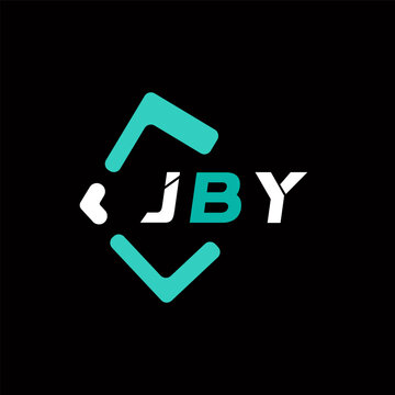 JBY creative minimalist letter logo. JBY unique vector initials alphabet letter logo design