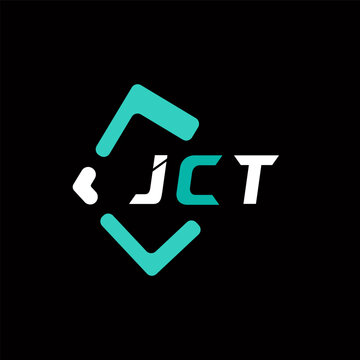 JCT creative minimalist letter logo. JCT unique vector initials alphabet letter logo design