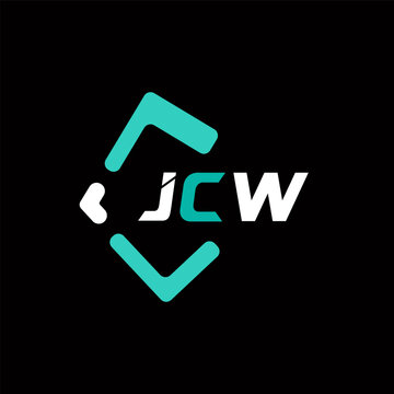 JCW creative minimalist letter logo. JCW unique vector initials alphabet letter logo design JCW creative minimalist letter logo. JCW unique vector initials alphabet letter logo design