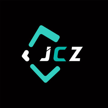 JCZ creative minimalist letter logo. JCZ unique vector initials alphabet letter logo design