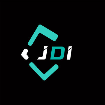 JDI creative minimalist letter logo. JDI unique vector initials alphabet letter logo design