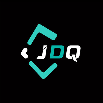 JDQ creative minimalist letter logo. JDQ unique vector initials alphabet letter logo design JDQ creative minimalist letter logo. JDQ unique vector initials alphabet letter logo design
