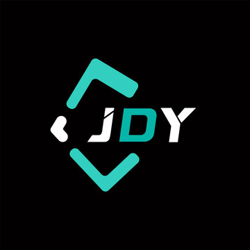 JDY creative minimalist letter logo. JDY unique vector initials alphabet letter logo design