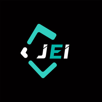 JEI creative minimalist letter logo. JEI unique vector initials alphabet letter logo design
