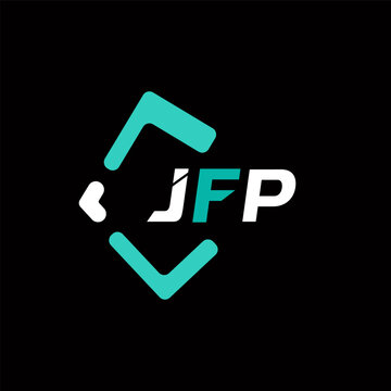 JFP creative minimalist letter logo. JFP unique vector initials alphabet letter logo design