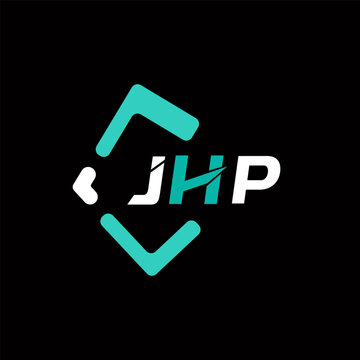 JHP creative minimalist letter logo. JHP unique vector initials alphabet letter logo design