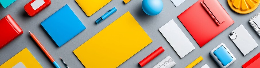 Poster - Glued notepaper sheets with sticky tape and pins. White and colorful notepad pages and stickers for memory writing. Realistic modern illustration set of frames for bulletin announcements.