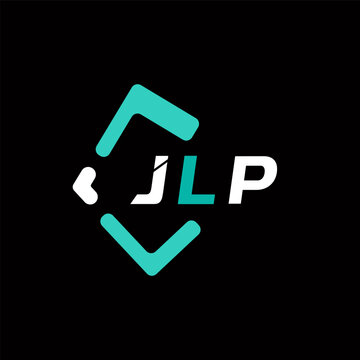 JLP creative minimalist letter logo. JLP unique vector initials alphabet letter logo design