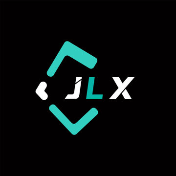 JLX creative minimalist letter logo. JLX unique vector initials alphabet letter logo design