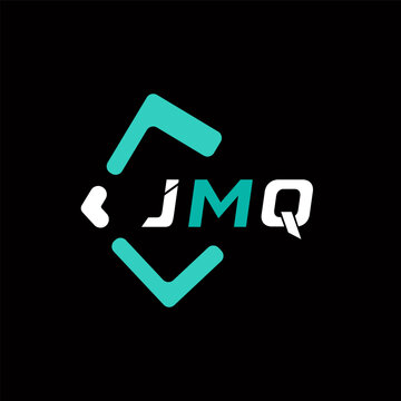 JMQ creative minimalist letter logo. JMQ unique vector initials alphabet letter logo design