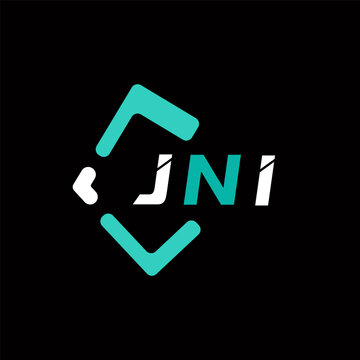 JNI creative minimalist letter logo. JNI unique vector initials alphabet letter logo design