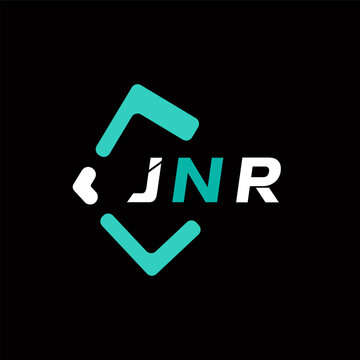 JNR creative minimalist letter logo. JNR unique vector initials alphabet letter logo design