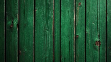 Abstract green wooden wall background and turquoise