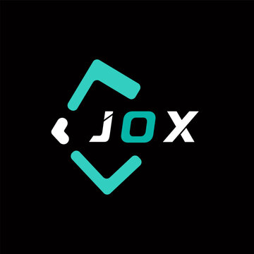 JOX creative minimalist letter logo. JOX unique vector initials alphabet letter logo design
