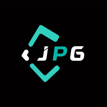 JPG creative minimalist letter logo. JPG unique vector initials alphabet letter logo design