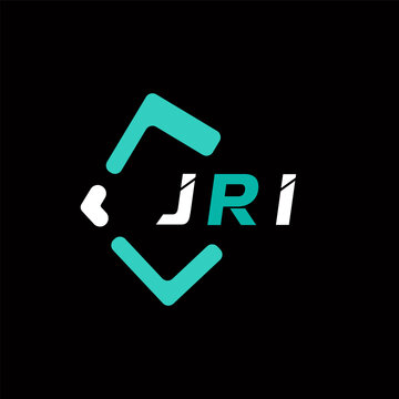 JRI creative minimalist letter logo. JRI unique vector initials alphabet letter logo design