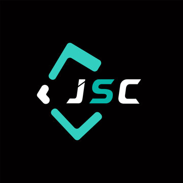 JSC creative minimalist letter logo. JSC unique vector initials alphabet letter logo design