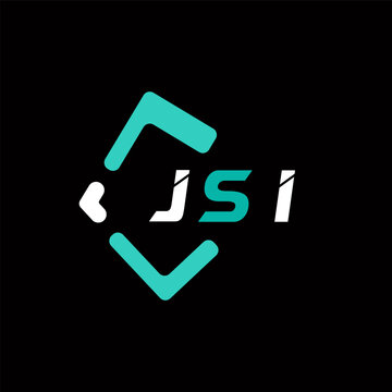 JSI creative minimalist letter logo. JSI unique vector initials alphabet letter logo design