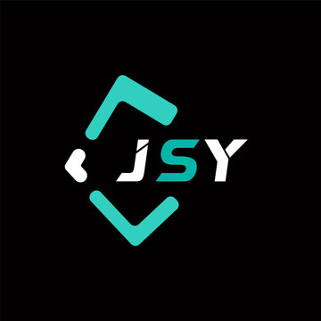 JSY creative minimalist letter logo. JSY unique vector initials alphabet letter logo design