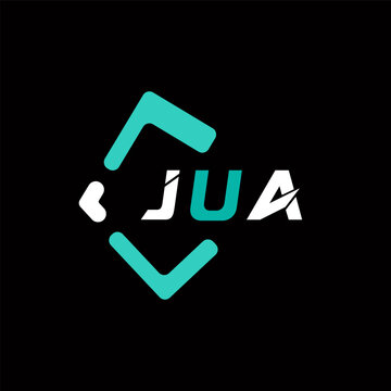 JUA creative minimalist letter logo. JUA unique vector initials alphabet letter logo design