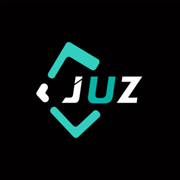JUZ creative minimalist letter logo. JUZ unique vector initials alphabet letter logo design