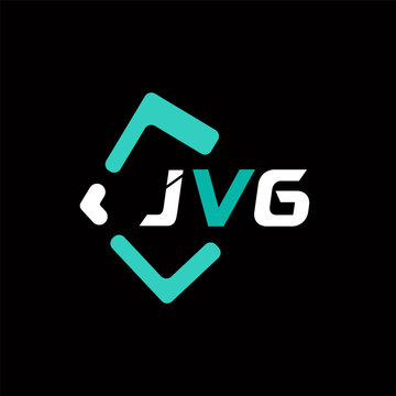 JVG creative minimalist letter logo. JVG unique vector initials alphabet letter logo design