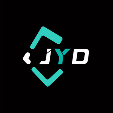 JYD creative minimalist letter logo. JYD unique vector initials alphabet letter logo design