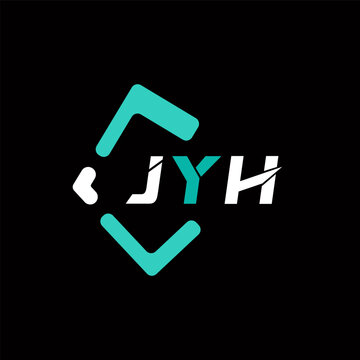JYH creative minimalist letter logo. JYH unique vector initials alphabet letter logo design