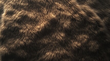 detailed texture of rich brown bear fur showcasing a soft, wavy surface with variations in color and