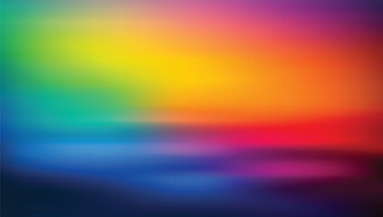 Aufkleber - abstract blurred gradient background in bright colors. colorful smooth