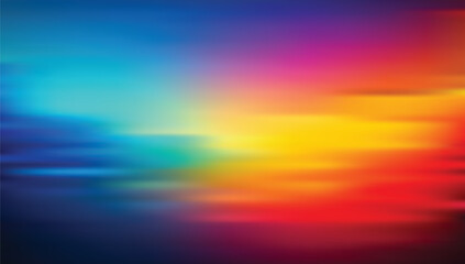 Aufkleber - Abstract blurred gradient background in bright colors. Colorful smooth