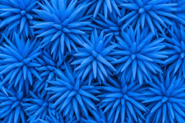 Poster - Blue geomatrix line background. Dynamic abstract pattern.