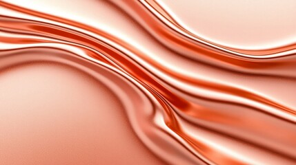 Poster - An abstract illustration of liquid metal and glass in burgundy gold color for a wallpaper background
