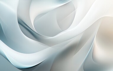 Poster - Soft and Smooth Abstract Background with Flowing Shapes and Gentle Curves in Subtle Color Tones for Creative and Contemporary Design Projects