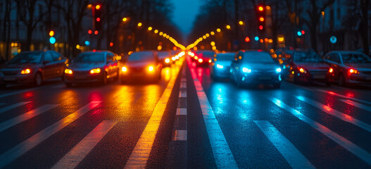 Poster - AI-Powered Traffic Lights Optimizing Real-Time Traffic Flow at Night on Busy Intersection