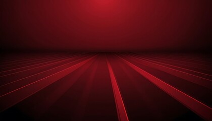 Wall Mural - Abstract red gradient spotlight room background. Studio backdrop wallpaper light room wall color red and empty space.4