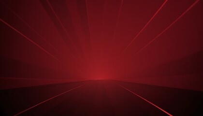 Wall Mural - Abstract red gradient spotlight room background. Studio backdrop wallpaper light room wall color red and empty space.3