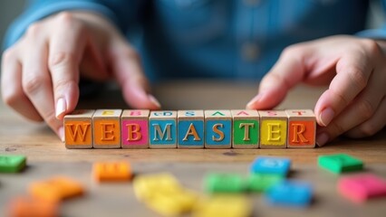 Webmaster, 3D Visual Design Concept - Web Design
