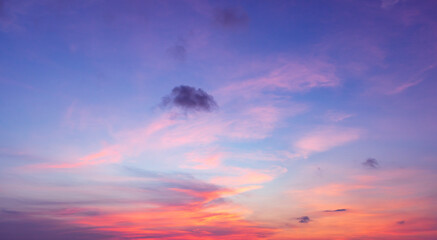 Wall Mural - beautiful dramatic scenic after sunset sky background after sunset