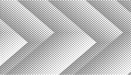 Poster - black and white halftone transition pattern with sharp arrows effect. smooth motion for sporty backg