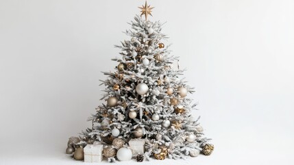 Wall Mural - decorated christmas tree